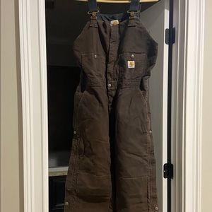 Women’s Carhartt Winter Overalls. Size 6. 30” Inseam.